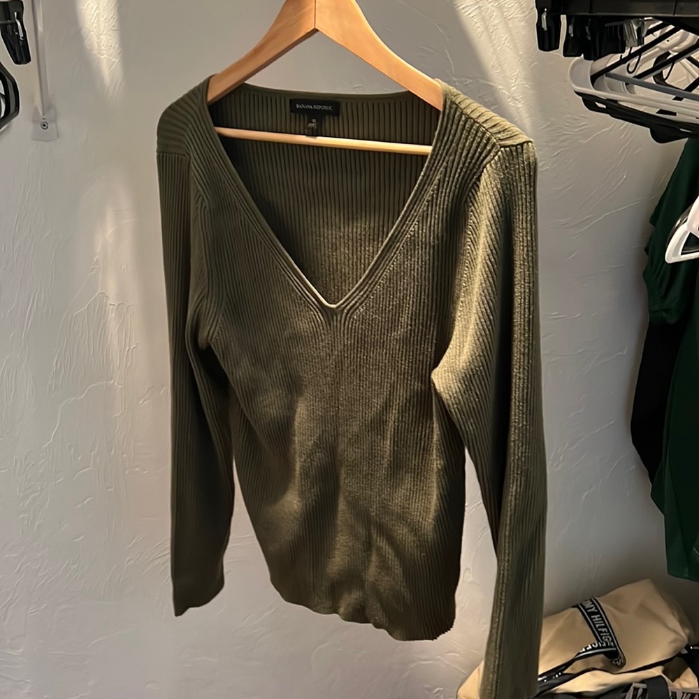 Green sweater